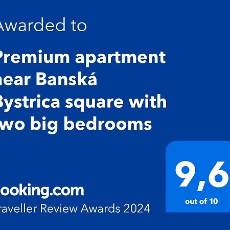 Premium Apartment Near Banska Bystrica Square With Two Big Bedrooms Exterior photo